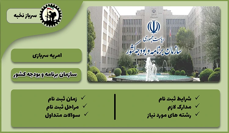 امریه سازمان بودجه 1404 + شرایط + لینک ثبت نام